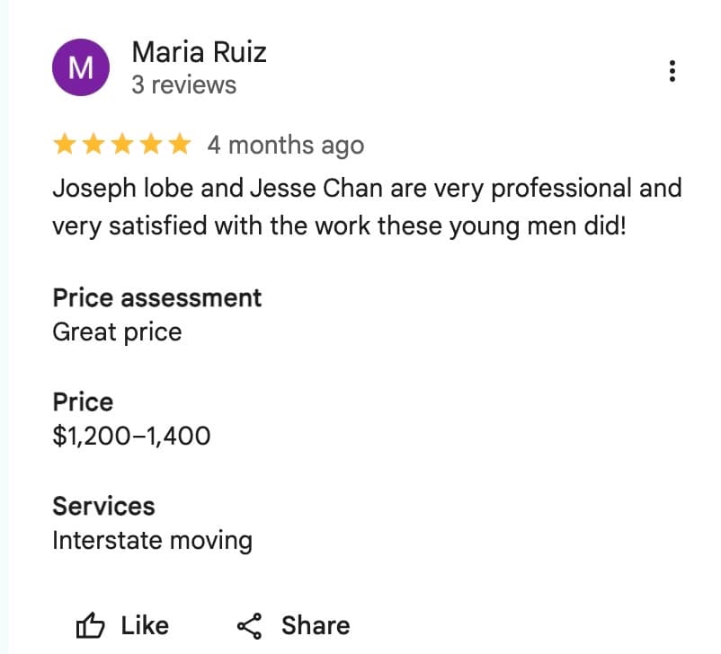 Premium moving Services Minneapolis moving review